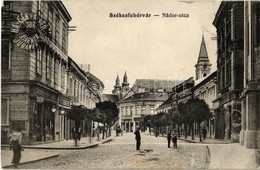 T2/T3 1914 Székesfehérvár, Nádor Utca, Juranek J. Féle Haggenmacher Sörcsarnok, Rudbányai Imre, Závodnik Sándor, Kubik J - Sin Clasificación