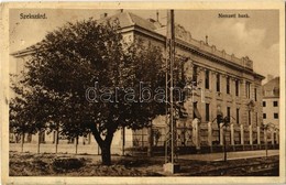 T2/T3 1930 Szekszárd, Nemzeti Bank. Nőger Fényképész Felvétele. Weisz Andor Kiadása (ragasztónyomok / Glue Marks) - Sin Clasificación