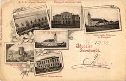 T2/T3 1899 Szentes,  Körös-Tisza-Maros Ármentesítő és Belvízszabályozó Társulat Székhelye, Csongrád Vármegye Háza, Refor - Sin Clasificación