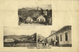 T3 1918 Zagyvapálfalva (Salgótarján), Látkép, Templom, üzlet (fa) - Sin Clasificación