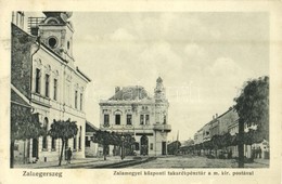 T2/T3 1916 Zalaegerszeg, Zala Megyei Központi Takarékpénztár A M. Kir. Postával. Kiadja Breisach Sámuel (EK) - Unclassified