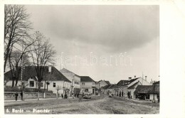 T2/T3 Barót, Piac-tér, Temetkezési Vállalat, Demeter Pál üzlete / Market Place, Funeral Company, Shops (EK) - Ohne Zuordnung