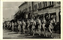 T2 1940 Dés, Dej; Bevonulás, Lovaskatonák, Gyógyszertár, Josif Fülöp üzlete / Entry Of The Hungarian Troops, Cavalrymen, - Sin Clasificación