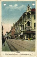 * T4 Nagyvárad, Oradea; Bulev. Regele Ferdinand / Ferdinánd Király út, üzletek / Street View, Shops (lyukasztott / Punch - Sin Clasificación