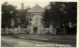 T2 1931 Dunaszerdahely, Dunajská Streda; Sárga Kastély / Castle. Photo + Kétnyelvű Bélyegző / Bilingual Cancellation - Ohne Zuordnung
