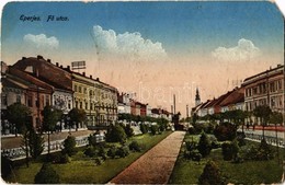 T4 1915 Eperjes, Presov; Fő Utca. Kiadja Stehr / Main Street (EM) - Sin Clasificación