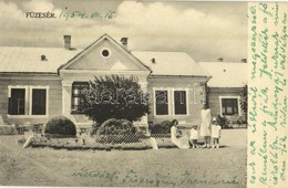 T2 Füzesér, Fisarovce, Vrbnica; Kastély, Kúria. Rajta Füzesséry Tamásné Levele / Castle, Villa - Ohne Zuordnung