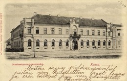 * T2 1904 Kassa, Kosice; Hadtestparancsnokság. Kiadja László Béla / K.u.K. Military Army Corps Headquarters - Sin Clasificación