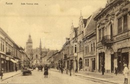 T2/T3 1913 Kassa, Kosice; Deák Ferenc Utca, Schiller R. üzlete, Első Maradék Áruház, Székesegyház, Dóm / Street View, Sh - Sin Clasificación