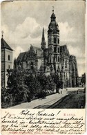 T4 1905 Kassa, Kosice; Dóm. Kiadja Nyulászi Béla / Cathedral (b) - Sin Clasificación