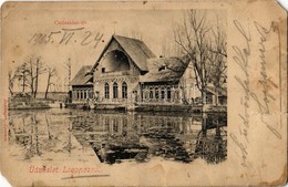 T4 1905 Losonc, Lucenec; Csónakázó Tér, Tó és Pavilon. Kiadja Redlinger / Rowing Club, Pavilion, Lake (EM) - Sin Clasificación