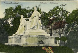 T2/T3 1914 Pozsony, Pressburg, Bratislava; Petőfi Szobor / Petőfi-Denkmal / Monument, Statue (EK) - Sin Clasificación