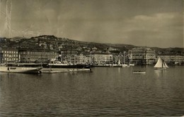 * T3/T4 1930 Fiume, Rijeka; Veduta Del Porto / Harbour, Ships (Rb) - Unclassified