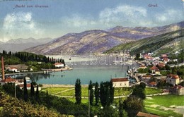 T2/T3 Gruz, Gravosa; Bucht Von Gravosa / General View, Port + '1917 K.u.K. Kraftwagenkolonne Nr. 35.' 'K.u.K. Hauptfeldp - Unclassified