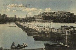 T2 Pétervárad, Peterwardein, Petrovaradin (Újvidék, Novi Sad); Grad Petrovaradin / Pétervárad Vára, Hajóhíd (pontonhíd). - Unclassified