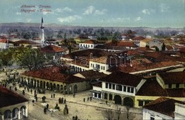 T2 Tirana, Square, Mosque + '1916 K.u.K. Krafwagenkolonne Nr. 35.' 'K.u.K. Etappenpostamt 349' - Unclassified