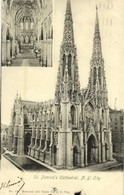 T2/T3 1904 New York City, St. Patrick's Cathedral Interior (EK) - Unclassified