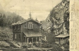 T2 1905 Rax, Raxalpe, Neue Gamsecker-Hütte / Hut, Chalet - Ohne Zuordnung