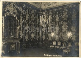 T2/T3 1951 Vienna, Wien, Bécs XIII. Schönbrunn, Millionenzimmer / Palace, Interior, Millions Room, Photo (14,8 Cm X 10,4 - Unclassified