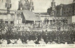 * T3 1908 Vienna, Wien; Kaiser-Jubiläums-Huldigungs-Festzug / Franz Joseph's Anniversary Festival And Military Parade (R - Ohne Zuordnung