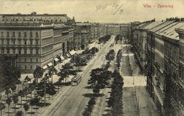 * T3 1916 Wien, Vienna, Bécs; Opernring / Street, Tram  (Rb) - Ohne Zuordnung