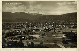T2/T3 1931 Villach Mit Mangart / General View, Mountain (EK) - Ohne Zuordnung