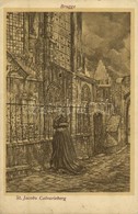 T2/T3 1913 Bruges, Brugge; St. Jacobs Calvarieberg / Church, Art Postcard (EK) - Unclassified