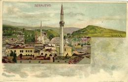 ** T2 Sarajevo, Mosque. Verlag Emil Storch, Kosmos Litho S: Geiger R. - Ohne Zuordnung