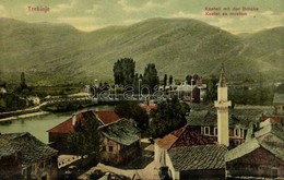 T2 1909 Trebinje; Kastel Sa Mostom / Kastell Mit Der Brücke / Castle With The Bridge - Sin Clasificación