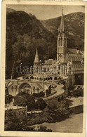 T2/T3 1934 Lourdes, La Basilique Et Le Gave / Church (EB) - Ohne Zuordnung