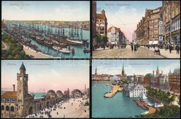 ** Hamburg - 9 Pre-1945 Unused Postcards - Unclassified