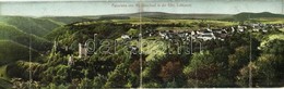 ** T3/T4 Manderscheid In Der Eifel, Luftkurort / Castle Ruins, Spa. Rheinische Kunstdruckerei C. Fischer & Co. Folding P - Sin Clasificación