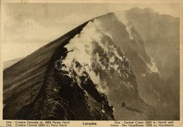 T2/T3 Catania, Etna, Cratere Centrale, Parete Nord / Central Crater, North Wall (15 Cm X 10,5 Cm) (EK) - Ohne Zuordnung
