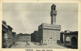 ** T2 Firenze, Florence; Piazza Della Signoria / Square, Town Hall - Zonder Classificatie