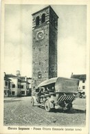 ** T2/T3 Marano Lagunare, Piazza Vittorio Emanuele (storica Torre) / Square, Autobus, Tower - Zonder Classificatie