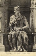 T1/T2 1914 Rome, Roma; S. Pietro In Vincoli, Mose, Michelangelo / Moses, Statue - Sin Clasificación