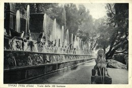 T2 1937 Tivoli, Villa D'Este, Viale Delle 100 Fontane / Villa, Garden, Fountains - Sin Clasificación