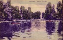 ** T2 Bucharest, Bukarest, Bucuresti; Gradina Cismigiu / Park, Lake, Rowing Boats - Ohne Zuordnung