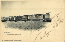 * T2/T3 1903 Coruna, Muelle Del Montoto / Montoto Pier (Rb) - Sin Clasificación