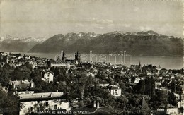 T2 1946 Lausanne, Les Alpes De Savoie / General View, The Alps Of Savoie - Unclassified