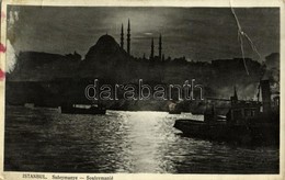 * T3/T4 1943 Constantinople, Istanbul, Stamboul; Suleymanye / Souleymanié / Mosque, Steamship (gluemark) - Sin Clasificación