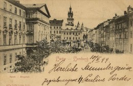 T2/T3 1899 Lviv, Lwów, Lemberg; Rynek / Ringplatz / Square (EK) - Unclassified