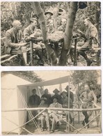 ** * 2 Db Régi Magyar Cserkész Fotólap / 2 Pre-1945 Hungarian Boy Scout Photo Postcards - Unclassified
