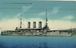 ** T2 SMS Erzherzog Ferdinand Max Az Osztrák-Magyar Haditengerészet Erzherzog-osztályú Pre-dreadnought Csatahajója (Lini - Unclassified