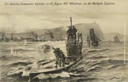 ** T2 Ein Deutsches Unterseeboot Beschiesst Am 16. August 1915 Whitehaven An Der Westküste Englands / WWI  German Imperi - Sin Clasificación