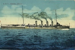 T2/T3 1917 SMS Admiral Spaun Az Osztrák-Magyar Haditengerészet Gyorscirkálója / K.u.K. Kriegsmarine / WWI Austro-Hungari - Sin Clasificación