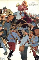 * T2/T3 Eine Vielbegehrte! / WWI Austro-Hungarian K.u.K. Military Art Postcard. B.K.W.I. 346-1. S: Schönpflug (EK) - Zonder Classificatie
