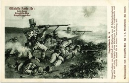 ** T1/T2 Kriegsbildkarte Nr. 13. Oberst Freiherr Von Stillfried Und Rathenitz Vom 17. Infanterieregiment Legt Sich Mit D - Zonder Classificatie