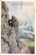 T2/T3 1916 Das Maschinengewehr In Der Dolomitenwand Mit Der Aussicht Auf Die 'Drei Zinnen'. Kriegshilfsbüro Nr. 211. / W - Sin Clasificación