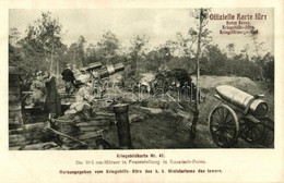 ** T2/T3 Kriegsbildkarte Nr. 41. Die 30,5 Cm Mörser In Feuerstellung In Russisch-Polen. Kriegshilfsbüro / WWI Austro-Hun - Sin Clasificación